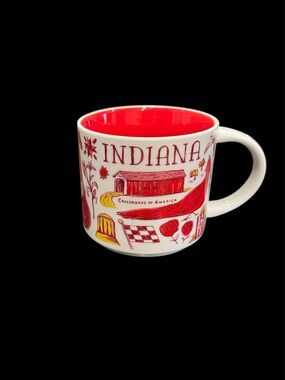 Starbucks Indiana Been There Series Collection Coffee Mug New with Box